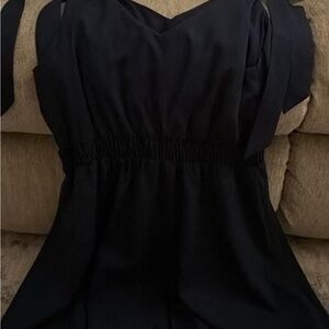Elegant Black Sleeveless Dress